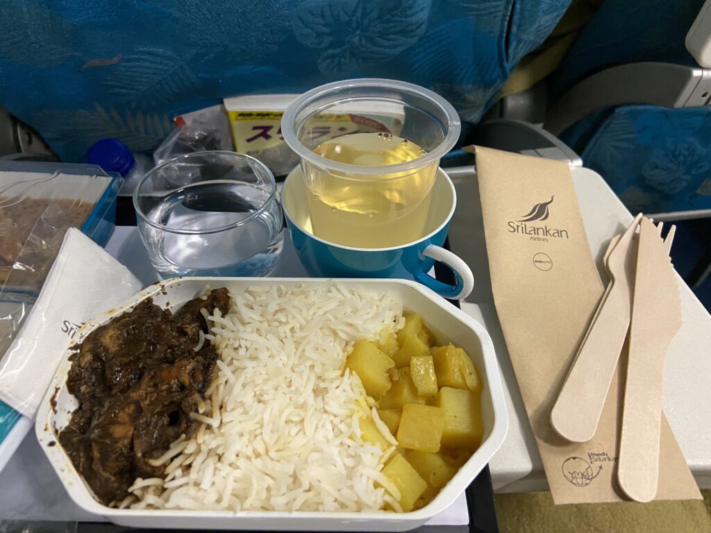 スリランカ航空機内食